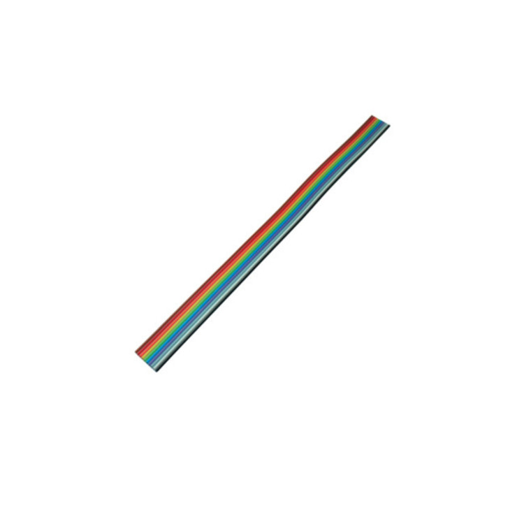 Flachkabel farbig Raster 1,27mm 10 pin 10m