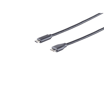 USB Kabel, 3.1 C-Stecker - 3.0 Micro B-St., 1,8m